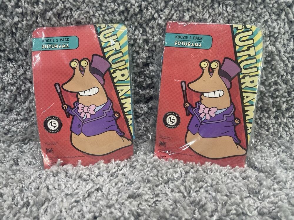 Futurama Slurm 2-Pack Loot Crate July 2018 Exclusive Matt Groening animation X2